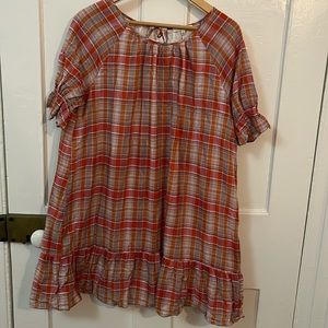 Madewell flutter sleeve dress size L